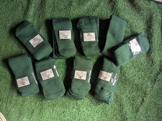 Score Green Youth Soccer Socks – Lot of 9