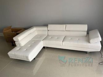 Sectional white