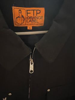 FTP embroidered denim jacket