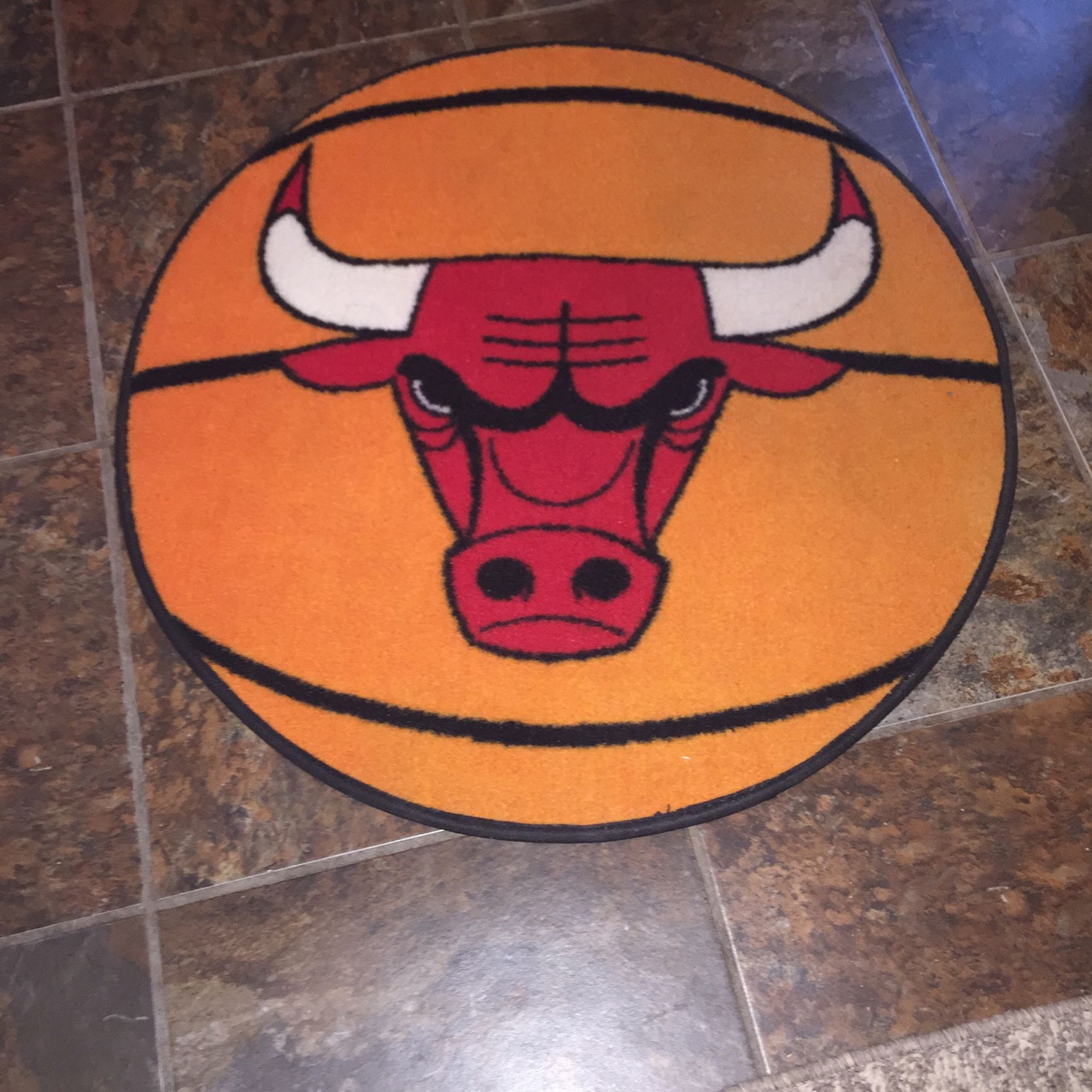 New Chicago Bulls Rug Great Colors 25” Round