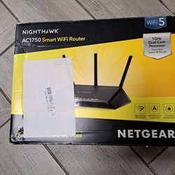 Netgear Nighthawk Smart WiFi Router R6700 AC1750 Wireless Speed Up To 