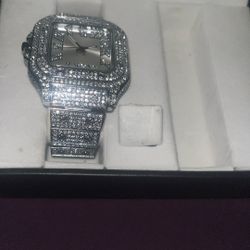 VVS  Numerals Iced Out Diamond Watch
