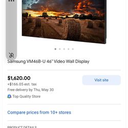 Samsung Wall display 