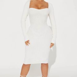 Large White Dress