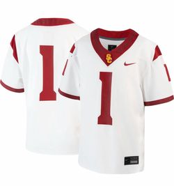 New Nike Youth Large USC Southern California Trojans Nike Untouchable Jersey #1