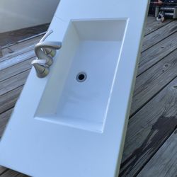 Bathroom Vanity Top  W/ Faucet 