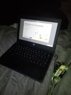 HP chrome laptop
