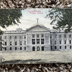 Antique 1913 Arizona State Capitol Building Postcard