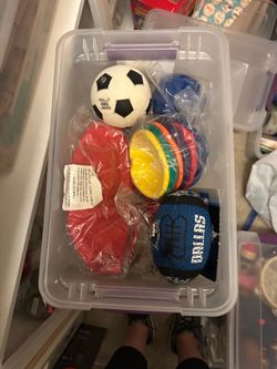 Various soft balls