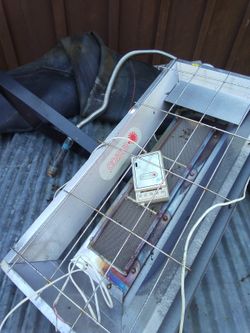 Garage gas heater can convert 2 propane