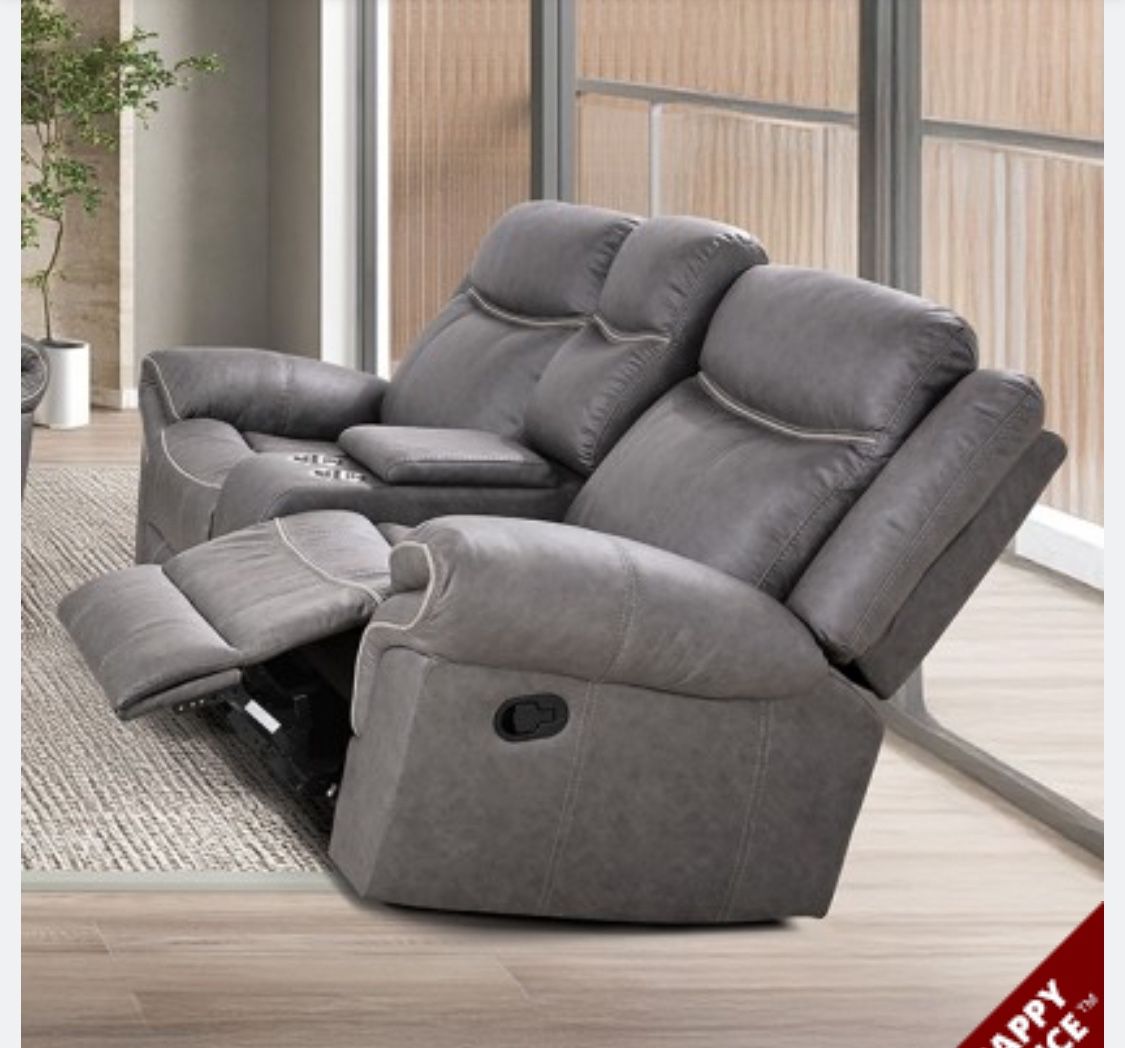 2pc Reclining Sofa & Loveseat $999