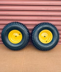 Set Of 2 New Other YITAMOTOR 20x8.00-8 Lawn Mower 4 Ply Tubeless Tires, Black