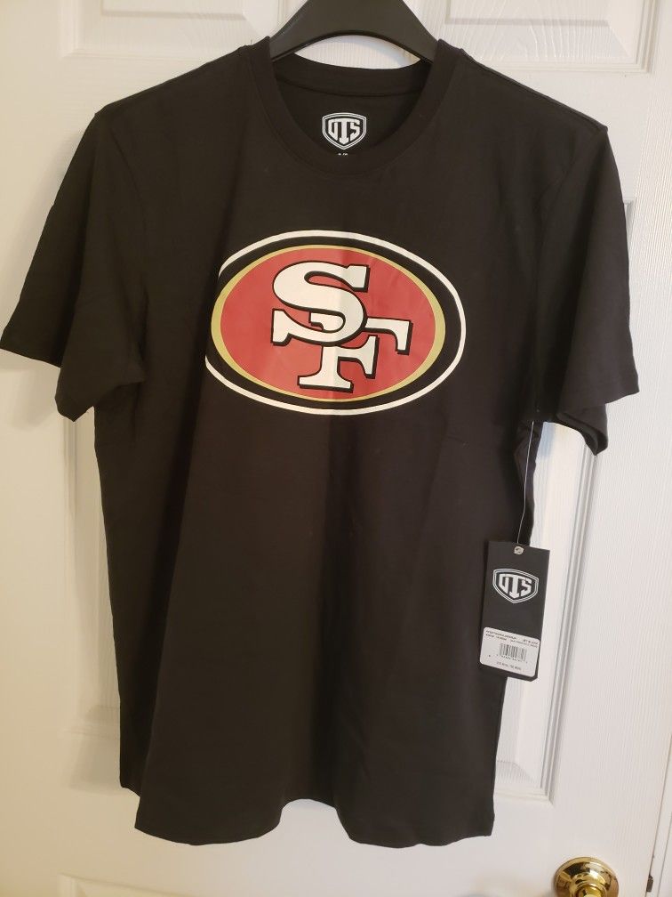 UTS San Francisco 49ers Mens T-Shirt Sz S Black 