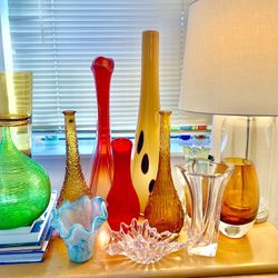 Mid Century Glass Collection (ask For Prices) Kendall Area Pick Up 