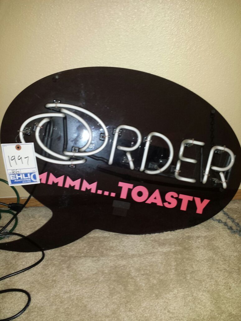 Quiznos Neon Order Sign Non Working
