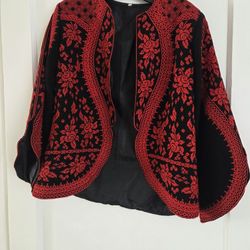 Women's jacket with embroidery