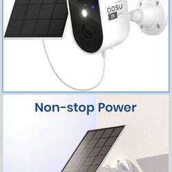AOSU Solar Powered Security Camera System