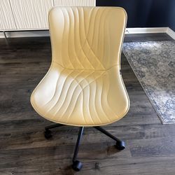 Office Chair Faux leather- beige  