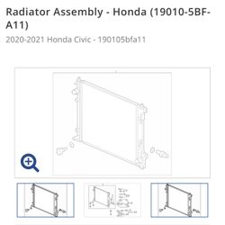 Radiator - OEM Honda Type R (FK8)