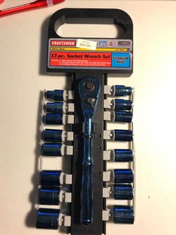 Brand new 17-pc socket wrench set