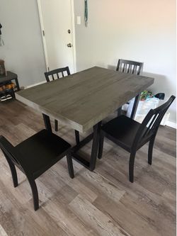🪑 Modern Rustic Dining Table Set