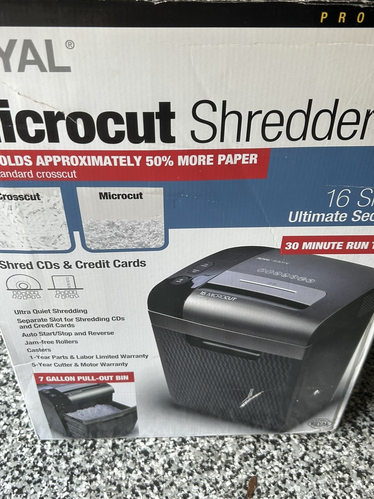 Royal Micro cut Paper Shredder