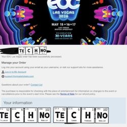 2 VIP EDC Tickets 
