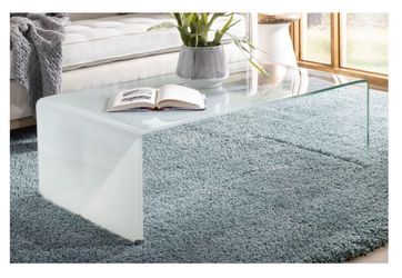 Glass Coffee Table white/clear