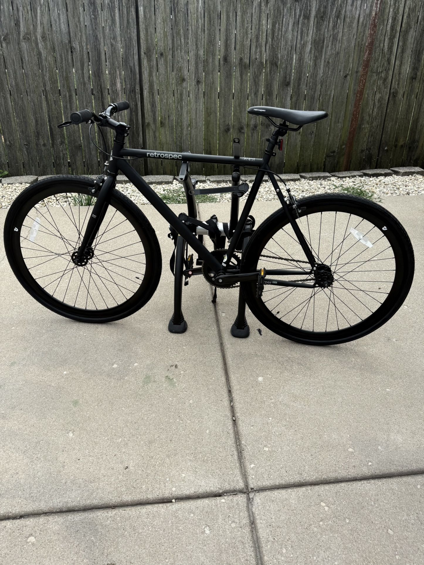 Retrospec Harper Fixie + Bike Trunk Rack