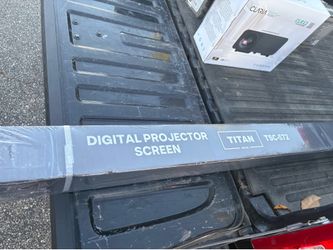 Claria CRL12 smart tv projector and opus sound bar