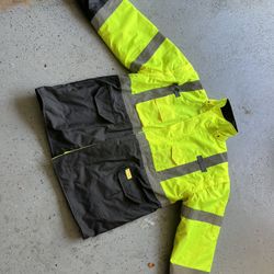 Mens Winter Safety jacket  