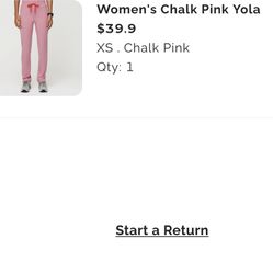 Chalk Pink Figs Scrub Bottom 