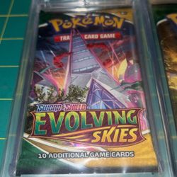 Pokemon Evolving Skies Art Set 4 Booster Packs