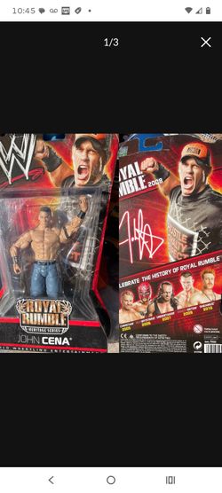 Mattel WWE Royal Rumble
 Heritage Series 
John Cena 
 New in Box