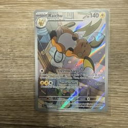 Pokémon TCG Raichu Illustration Rare Paldea Evolved 211/193 Near Mint