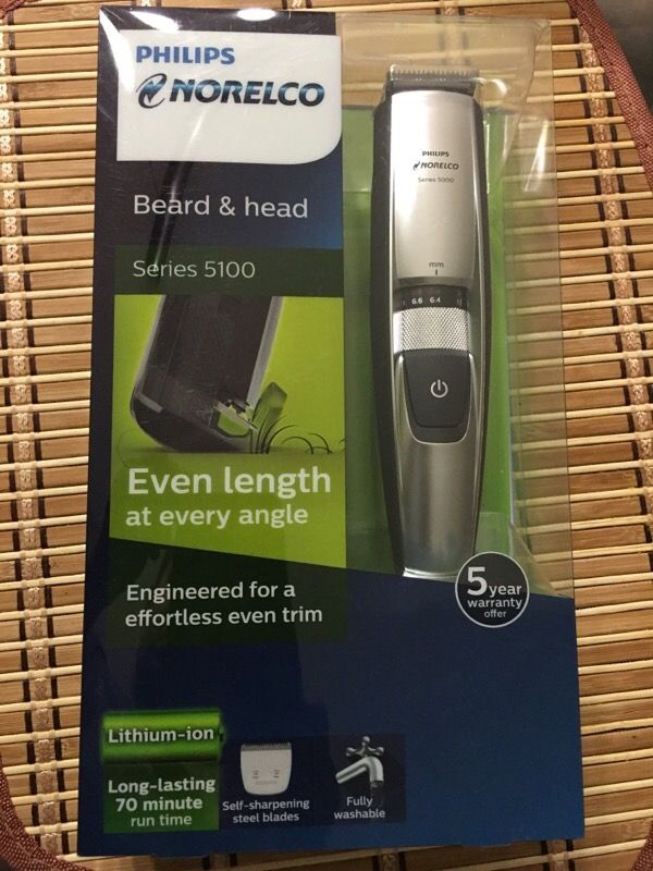 New Philips Norelco - Beard and Head trimmer Series 5100