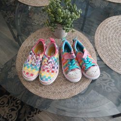 Girls VANS and SKECHERS $15
