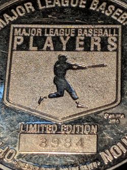 Alex Rodriguez coin.Real silver $1