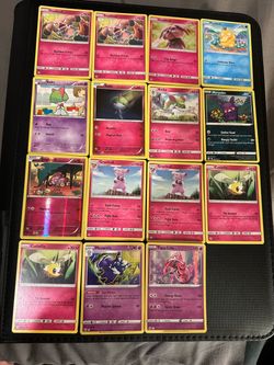 Pokémon TCG Card Lot – 15 Cards Cute Fairy Yellow Border