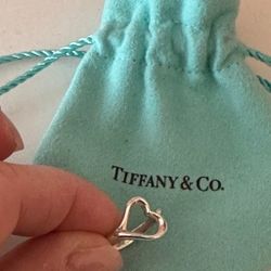 Tiffany & Co Elsa Peretti® Open Heart Ring size 5