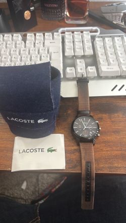 Lacoste watch limited edition and Disney bag read description