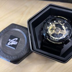 Gold And Black G Shock