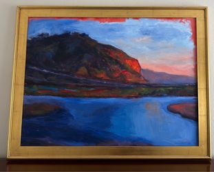 Original oil painting of Torrey Pines