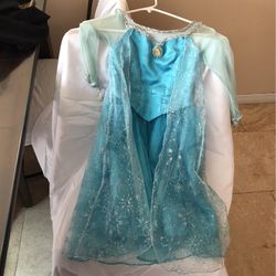 Disneyland Park Dress, Frozen Queen Elsa, Worn Once At Disneyland 