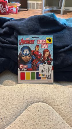 Marvel Avengers Magic Paint Book