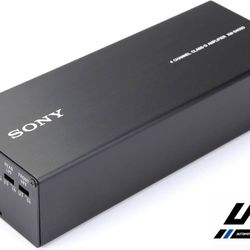 Sony XMS400D Compact 4-Channel Car Audio Speaker Amplifier, 45 W x 4
