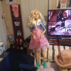 LIFESIZE. BARBIE  DOLL. GOOD CONDITION.  25 DOLLARS 