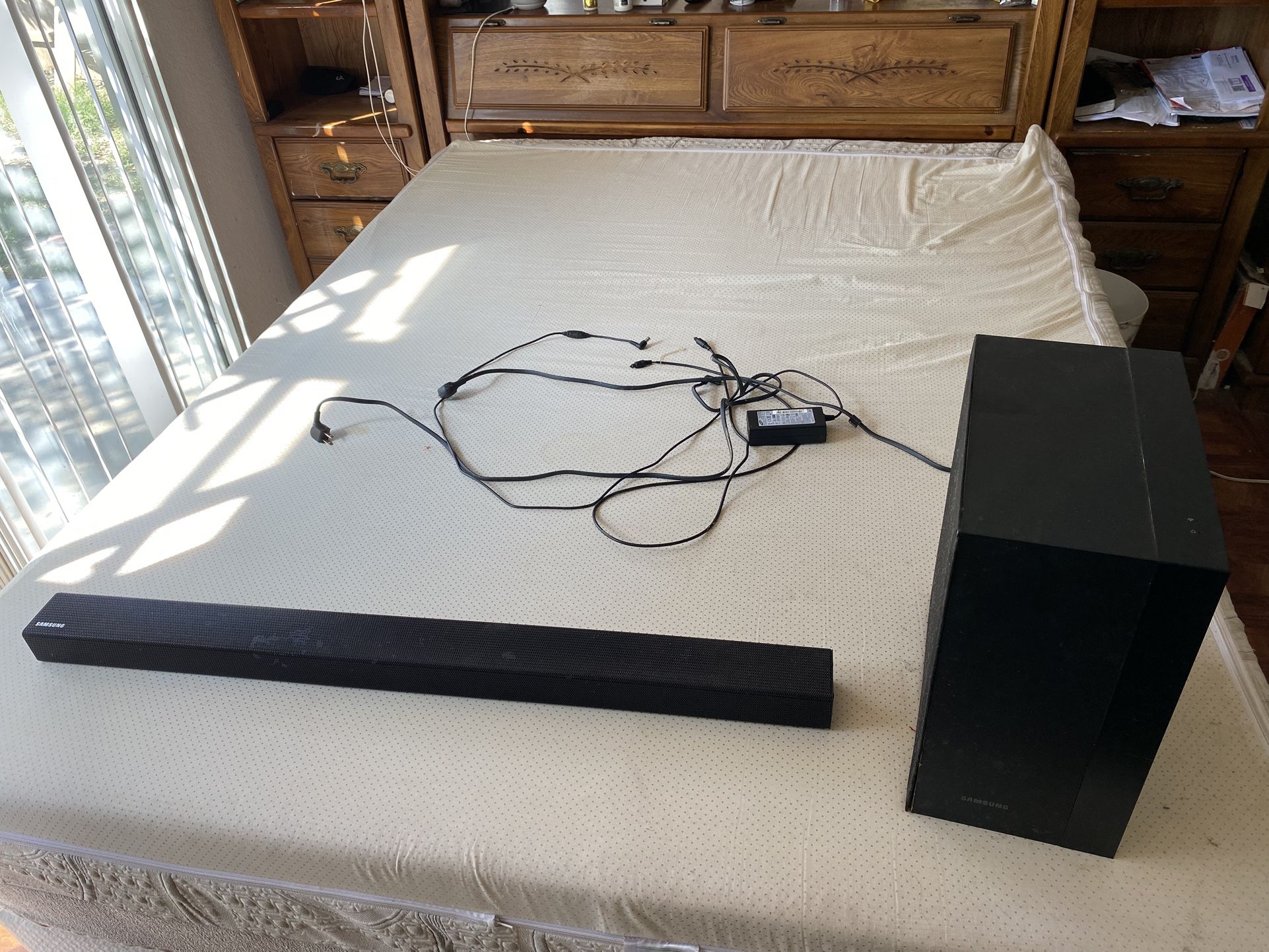 Sound Bar And Subwoofer