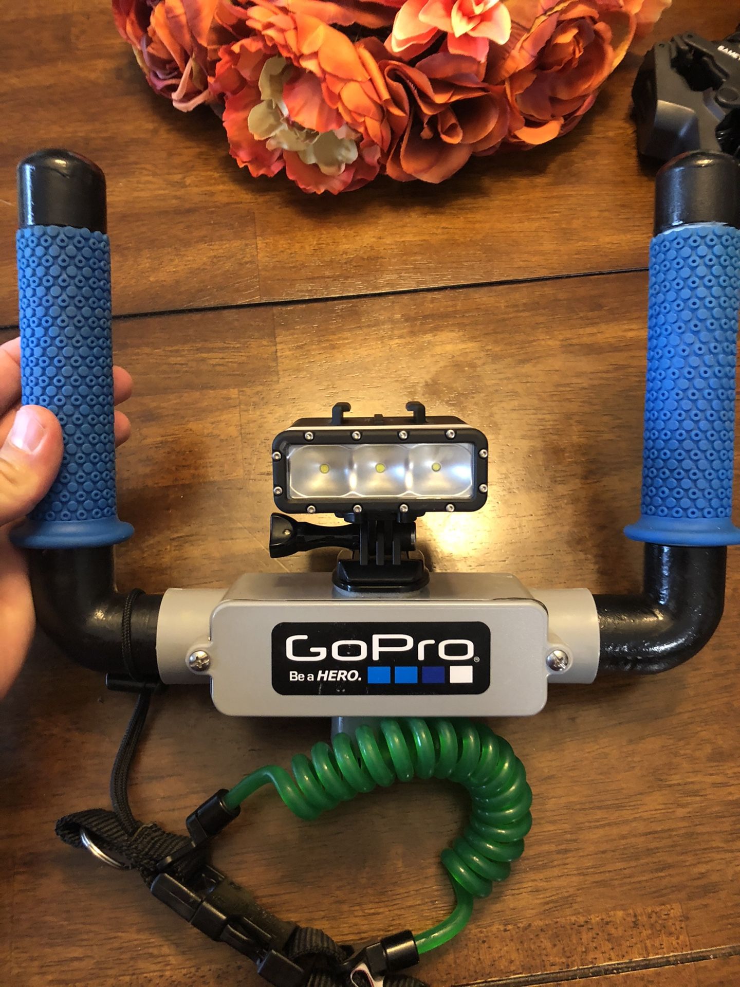 GoPro camera/light mount