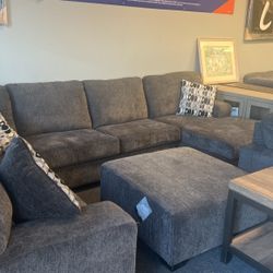 Sectional De 3 Pcs En Color Gris